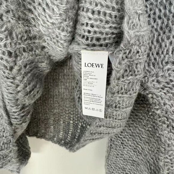 Loewe Anagram open-knit mohair-blend sweater - Picture 10 of 13